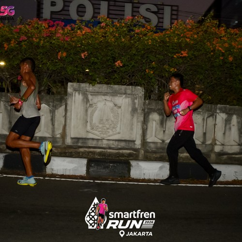 Race photo from SMARTFREN RUN 2026