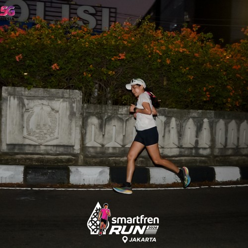 Race photo from SMARTFREN RUN 2026