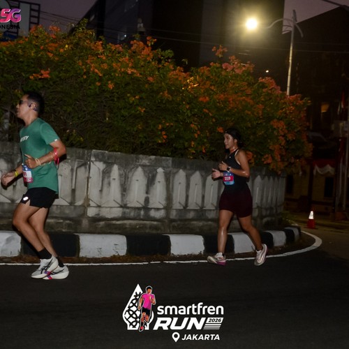 Race photo from SMARTFREN RUN 2026