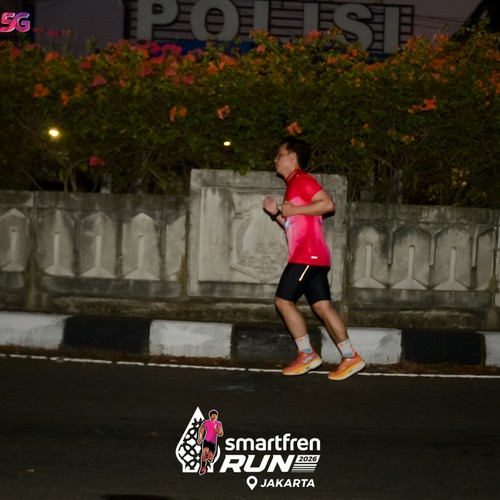 Race photo from SMARTFREN RUN 2026