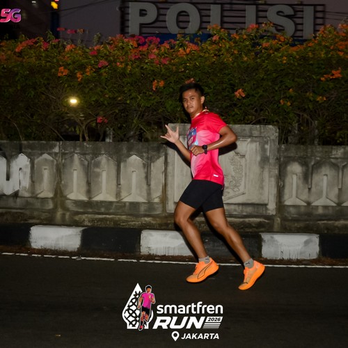 Race photo from SMARTFREN RUN 2026