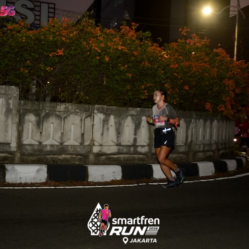 Race photo from SMARTFREN RUN 2026