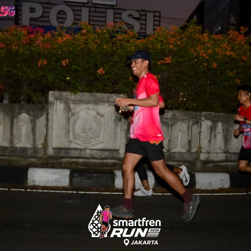 Race photo from SMARTFREN RUN 2026