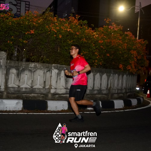 Race photo from SMARTFREN RUN 2026