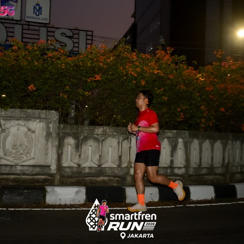 Race photo from SMARTFREN RUN 2026