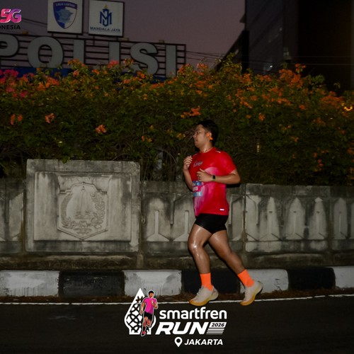 Race photo from SMARTFREN RUN 2026