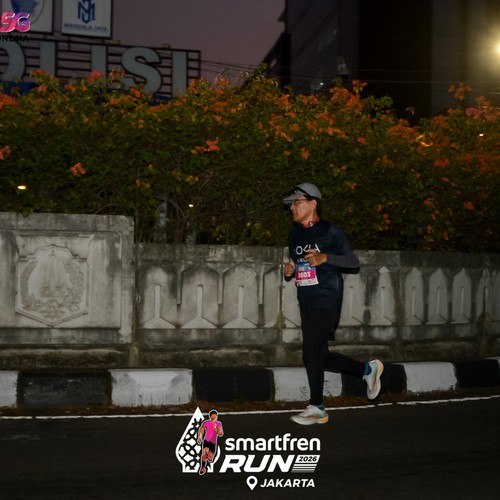 Race photo from SMARTFREN RUN 2026