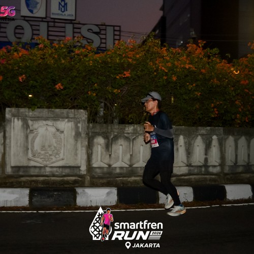 Race photo from SMARTFREN RUN 2026