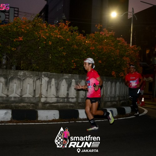 Race photo from SMARTFREN RUN 2026