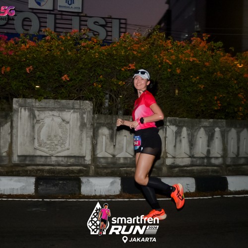 Race photo from SMARTFREN RUN 2026