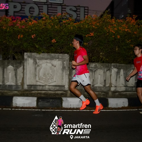 Race photo from SMARTFREN RUN 2026