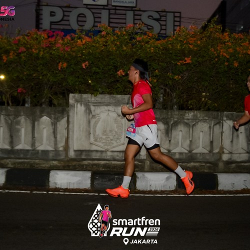 Race photo from SMARTFREN RUN 2026