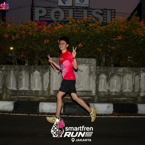 Race photo from SMARTFREN RUN 2026