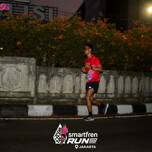 Race photo from SMARTFREN RUN 2026