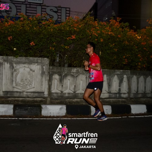 Race photo from SMARTFREN RUN 2026