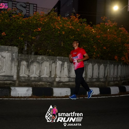 Race photo from SMARTFREN RUN 2026