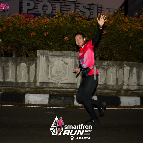 Race photo from SMARTFREN RUN 2026