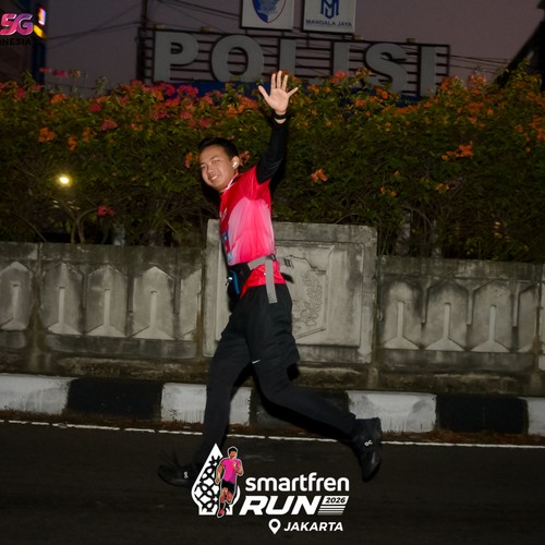 Race photo from SMARTFREN RUN 2026