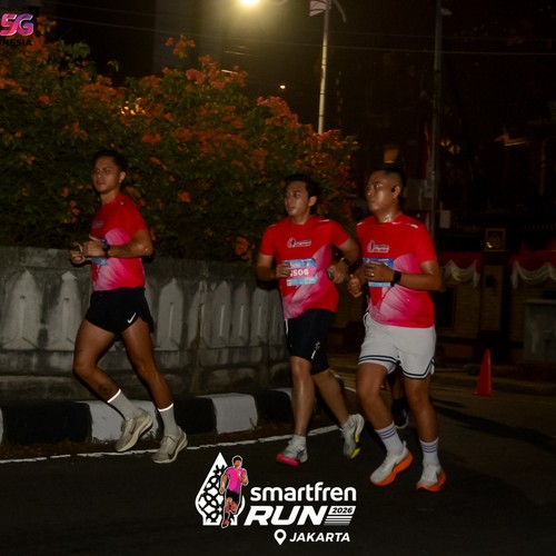 Race photo from SMARTFREN RUN 2026