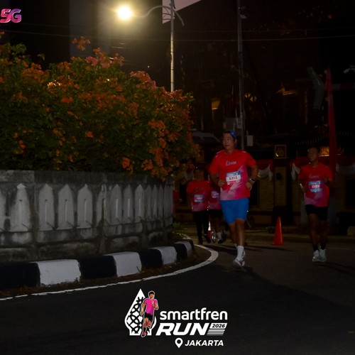 Race photo from SMARTFREN RUN 2026