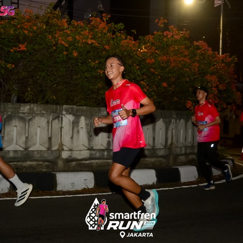 Race photo from SMARTFREN RUN 2026