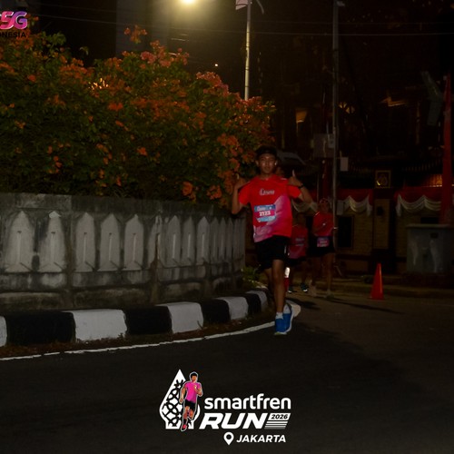 Race photo from SMARTFREN RUN 2026