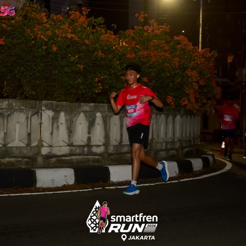 Race photo from SMARTFREN RUN 2026