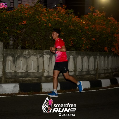 Race photo from SMARTFREN RUN 2026