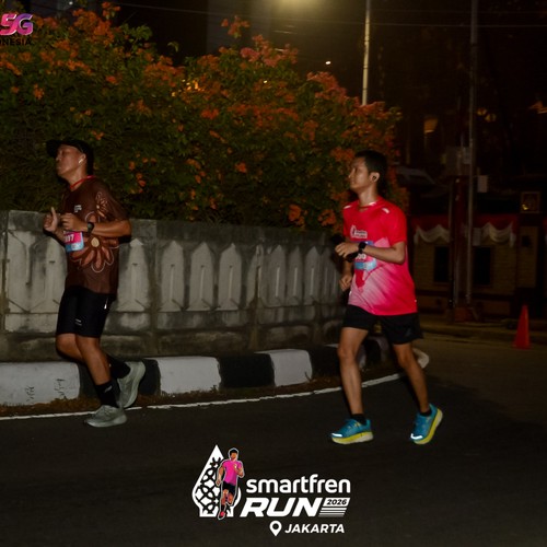 Race photo from SMARTFREN RUN 2026
