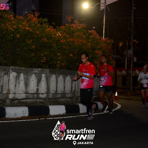 Race photo from SMARTFREN RUN 2026