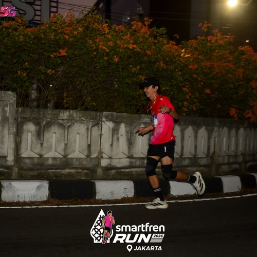 Race photo from SMARTFREN RUN 2026