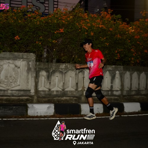 Race photo from SMARTFREN RUN 2026