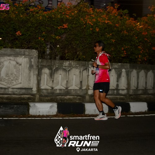 Race photo from SMARTFREN RUN 2026