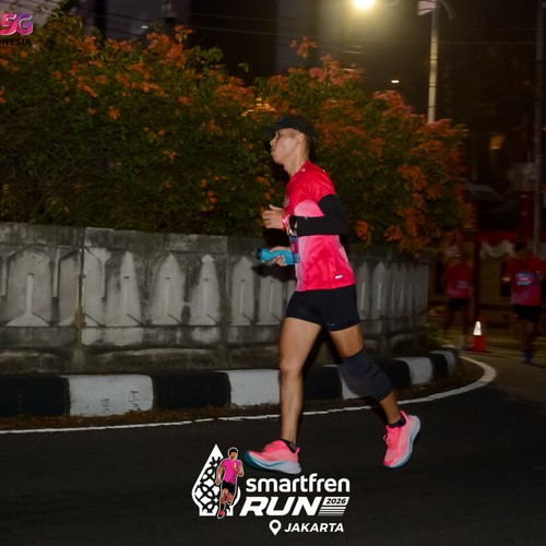 Race photo from SMARTFREN RUN 2026