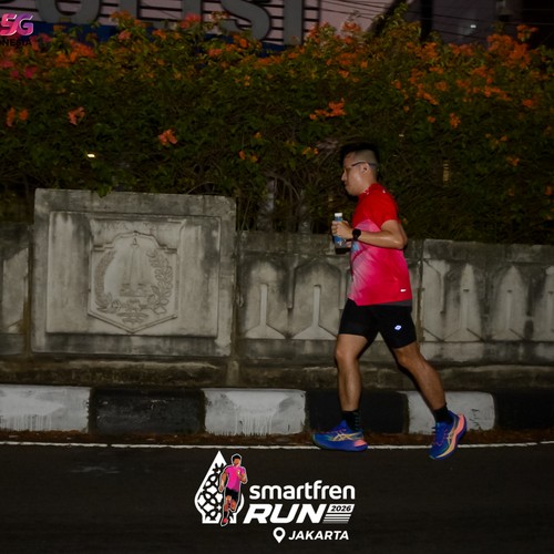 Race photo from SMARTFREN RUN 2026