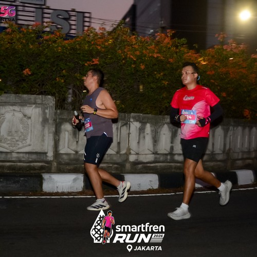 Race photo from SMARTFREN RUN 2026