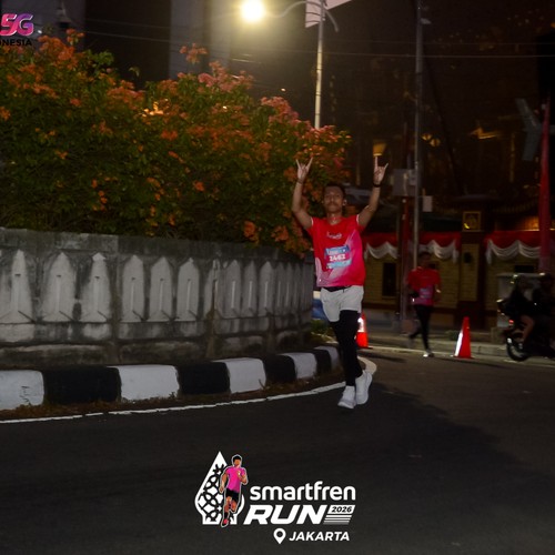 Race photo from SMARTFREN RUN 2026