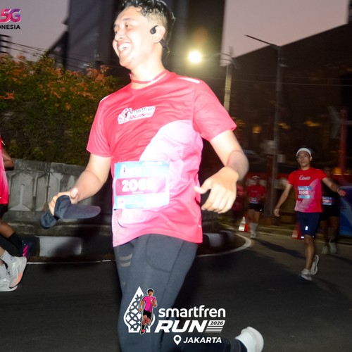 Race photo from SMARTFREN RUN 2026