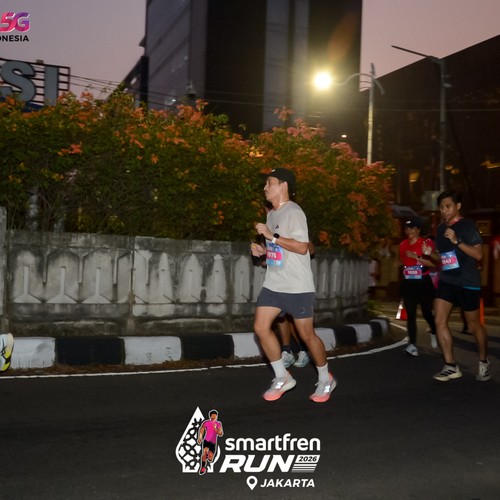 Race photo from SMARTFREN RUN 2026