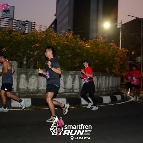 Race photo from SMARTFREN RUN 2026
