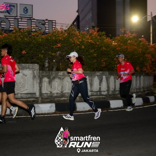 Race photo from SMARTFREN RUN 2026
