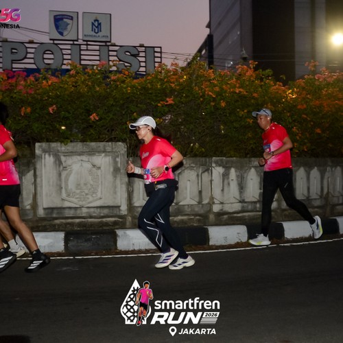 Race photo from SMARTFREN RUN 2026