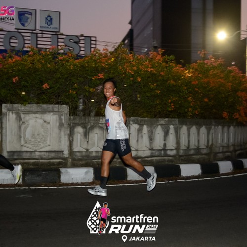 Race photo from SMARTFREN RUN 2026