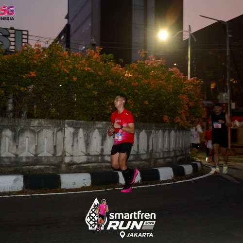 Race photo from SMARTFREN RUN 2026