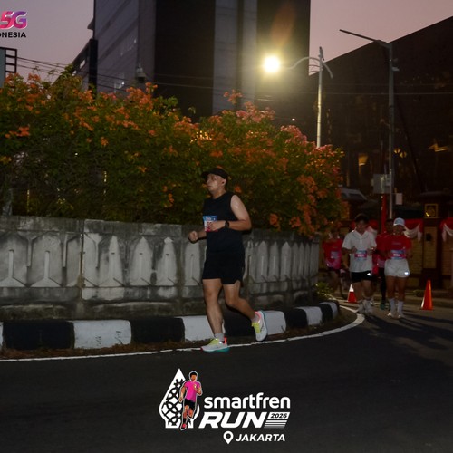 Race photo from SMARTFREN RUN 2026