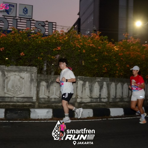 Race photo from SMARTFREN RUN 2026
