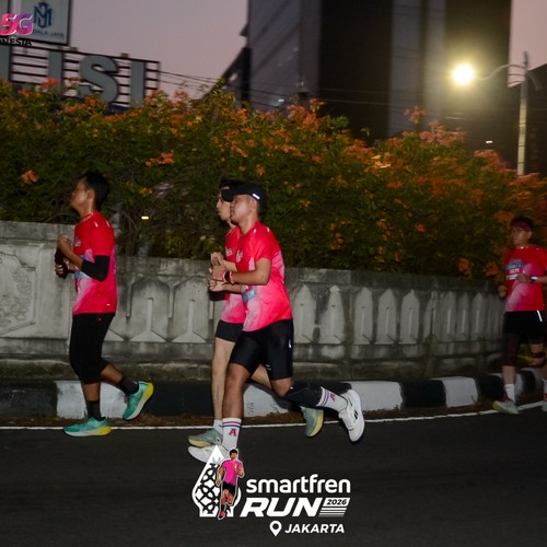 Race photo from SMARTFREN RUN 2026