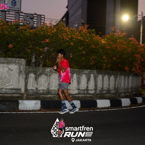 Race photo from SMARTFREN RUN 2026