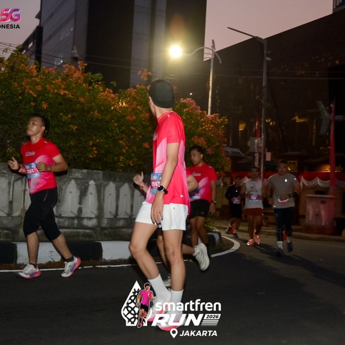Race photo from SMARTFREN RUN 2026