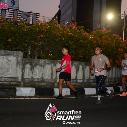 Race photo from SMARTFREN RUN 2026